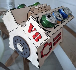 Sördugattyús V8-as motor