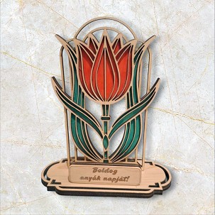 Tulipán virágállvány