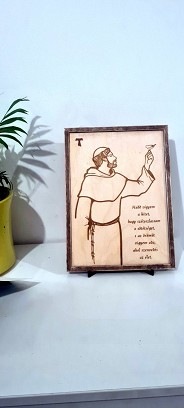 Assisi Szent Ferenc falikép