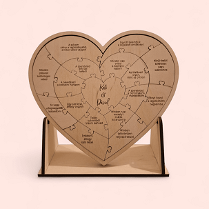 "Szívem darabjai" puzzle díszdobozban