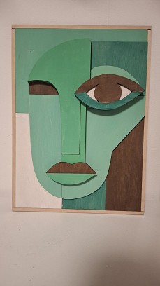 Fragmentált Tekintet – Geometrikus arc kép