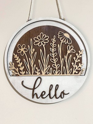 Mezei Virág Ajtódísz Betét